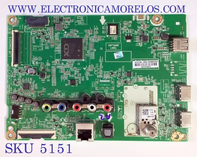 MAIN ORIGINAL PARA SMART TV LG / NUMERO DE PARTE EBU65672244 / EAX68209006 / 1H1L016U / XU17G1A0LP / PANEL  NC320DXG-ABKP5 / DISPLAY HV320WHB-F7E / MODELO 32LM577BZUA / 32LM577BZUA.BUSELJM